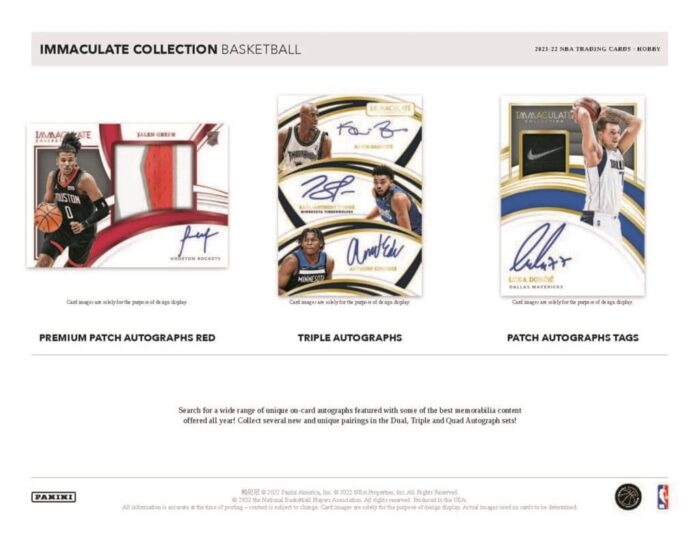 2021/22 Panini Immaculate Basketball NBA Hobby Box - Image 5
