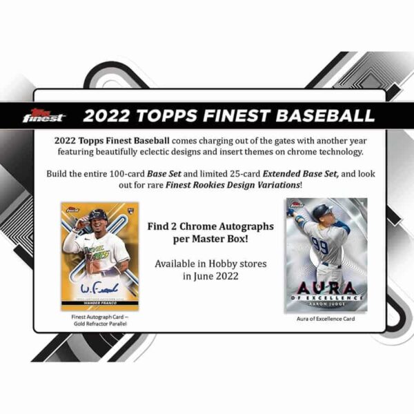 2022 Topps Finest Baseball MLB Hobby Box - Image 6