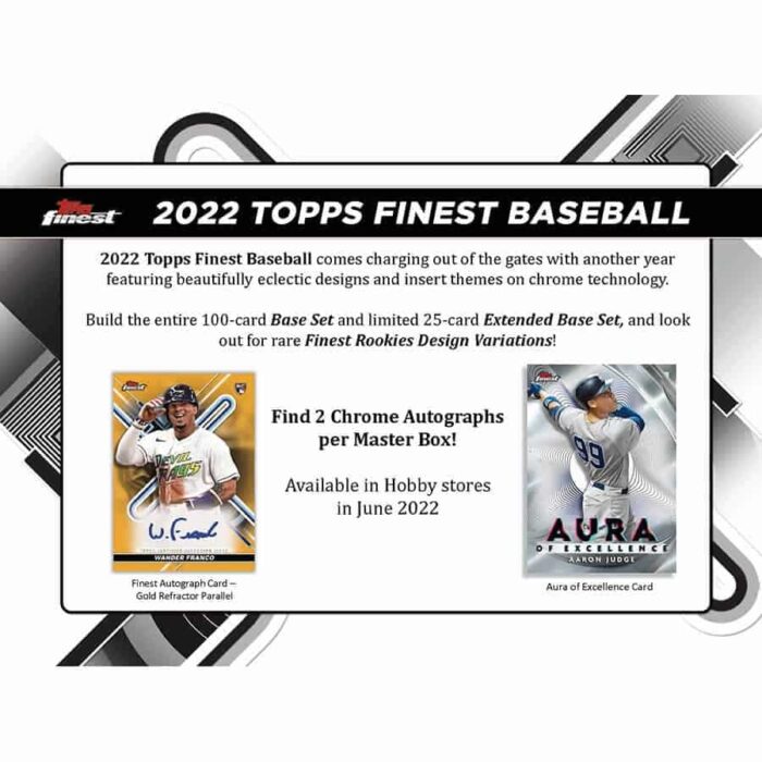 2022 Topps Finest Baseball MLB Hobby Box - Image 6