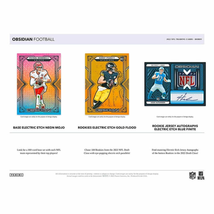 2022 Panini Obsidian Football NFL Hobby Box - Image 5