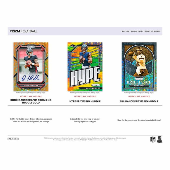 2022 Panini Prizm Football NFL No Huddle Box - Image 4