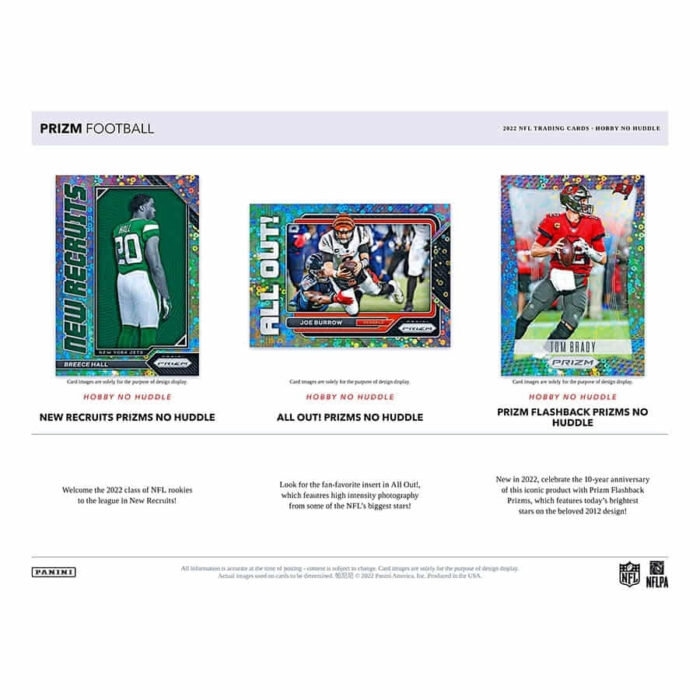 2022 Panini Prizm Football NFL No Huddle Box - Image 3