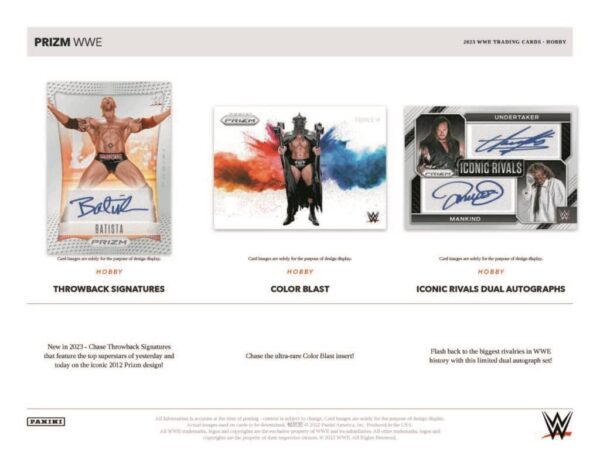 2023 Panini Prizm WWE Wrestling Hobby Box - Image 4