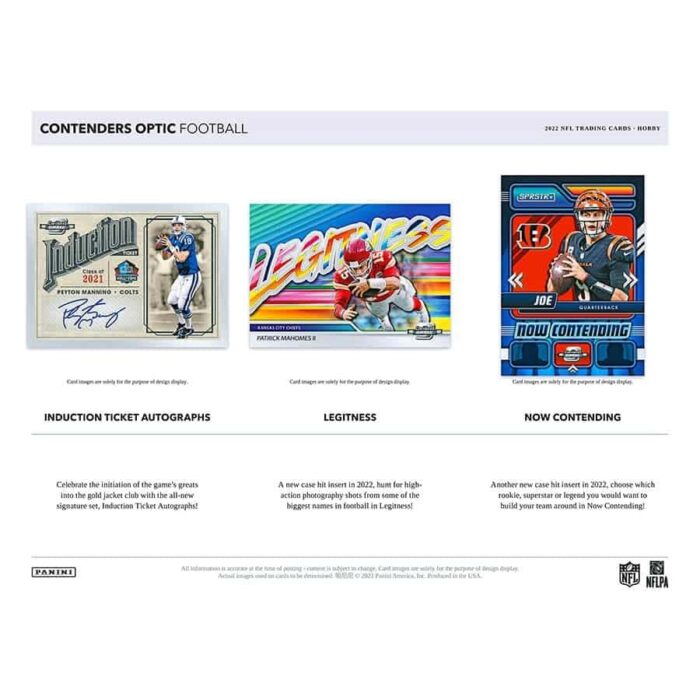 2022 Panini Contenders Optic Football NFL Hobby Box - Image 3