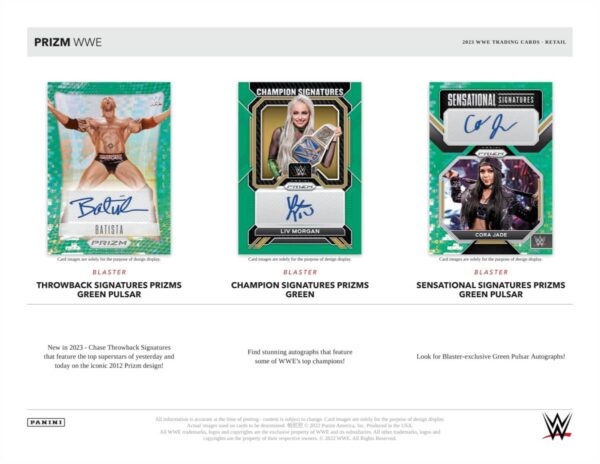 2023 Panini Prizm WWE Wrestling Blaster Box - Image 3