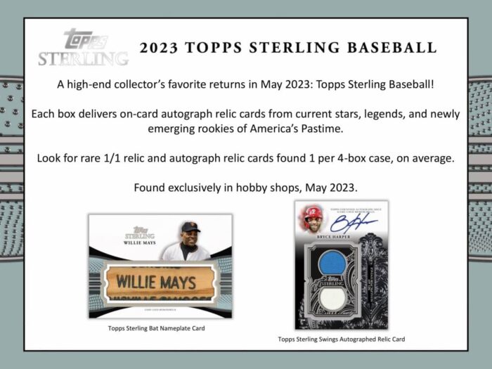 2023 Topps Sterling Baseball MLB Hobby Box - Image 5