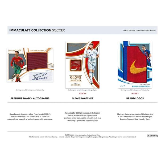 2022/23 Panini Immaculate Soccer Hobby Box - Image 4