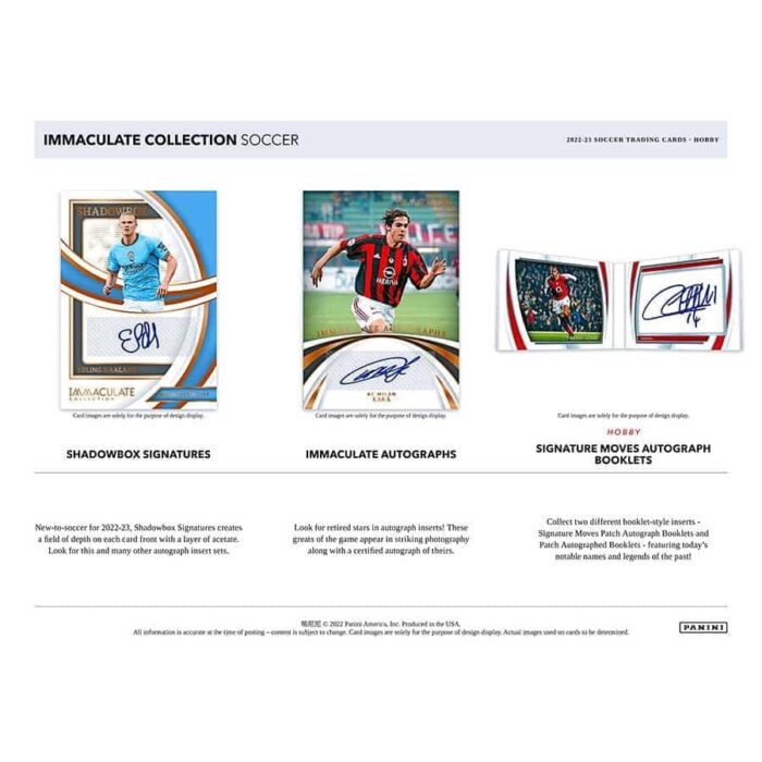 2022/23 Panini Immaculate Soccer Hobby Box - Image 3