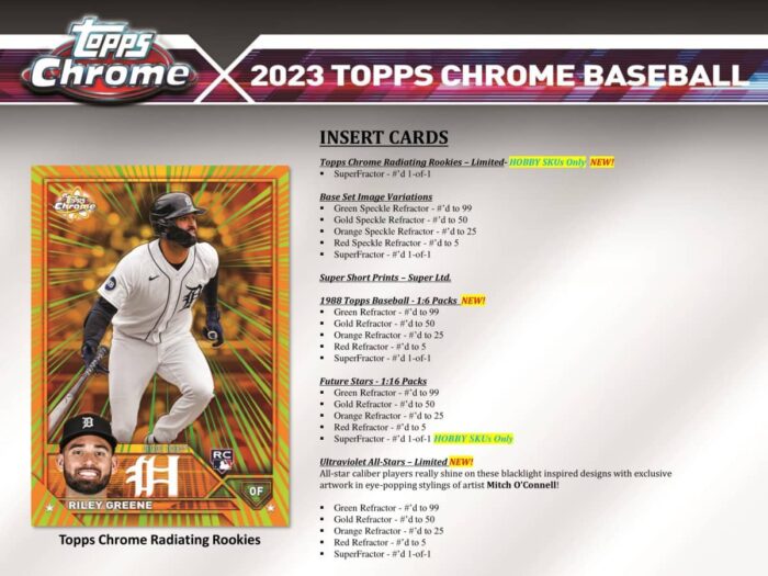2023 Topps Chrome Baseball MLB Hobby Box - Image 5