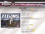 2023 Topps Chrome Baseball MLB Hobby Box - Image 4