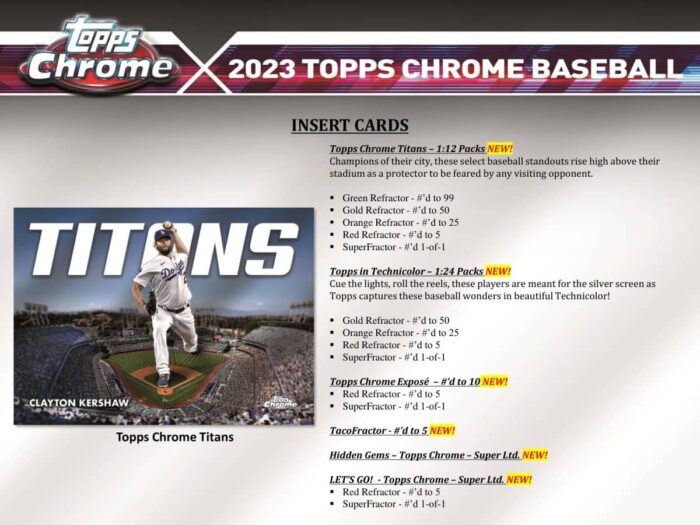 2023 Topps Chrome Baseball MLB Hobby Box - Image 4