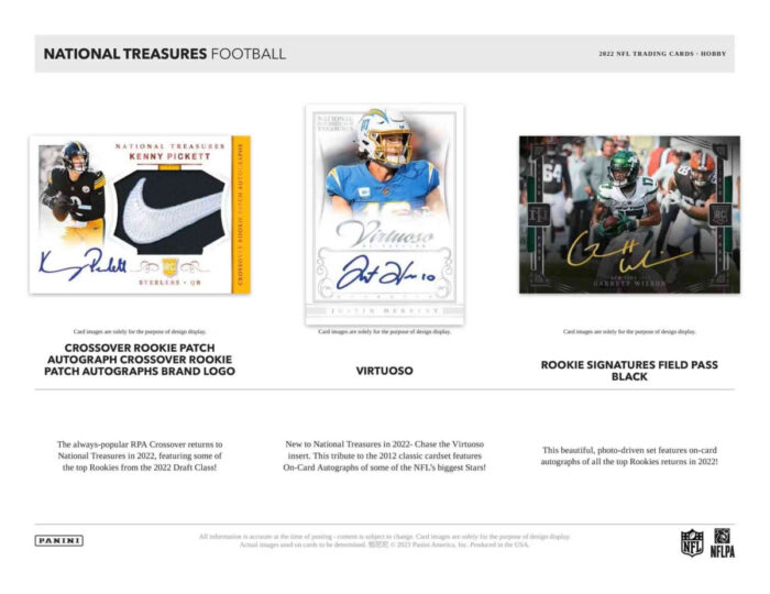 2022 Panini National Treasures Football Hobby Box NFL - Image 3