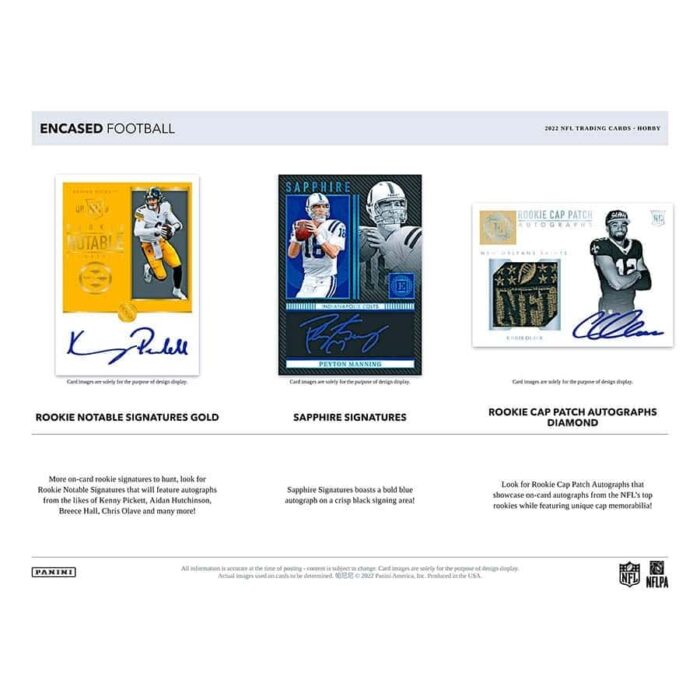 2022 Panini Encased Football NFL Hobby Box - Image 4