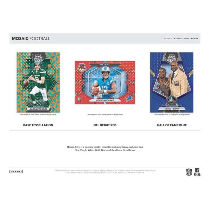 2023 Panini Mosaic Football NFL Hobby Box - Image 6