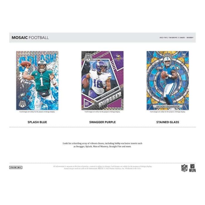 2023 Panini Mosaic Football NFL Hobby Box - Image 5