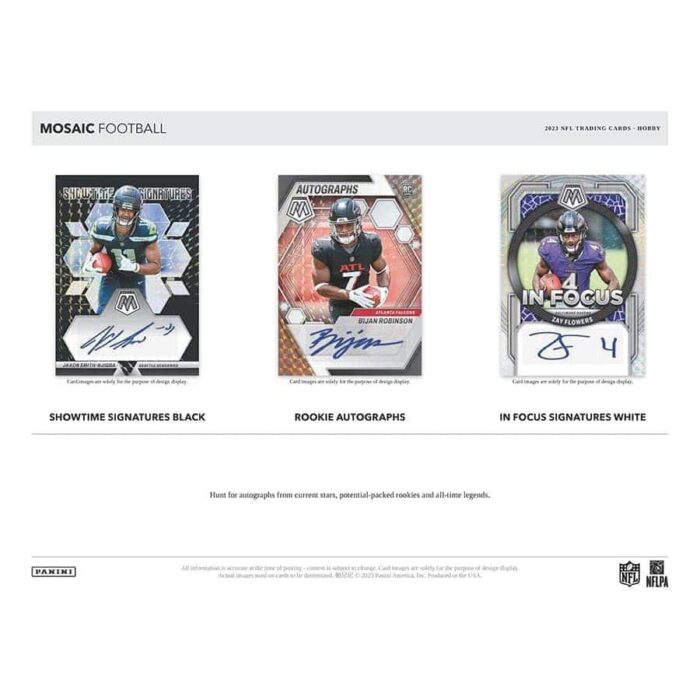 2023 Panini Mosaic Football NFL Hobby Box - Image 4