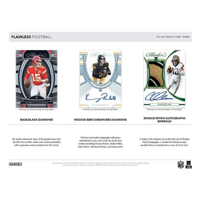 2022 Panini Flawless Football NFL Hobby Box - Image 5