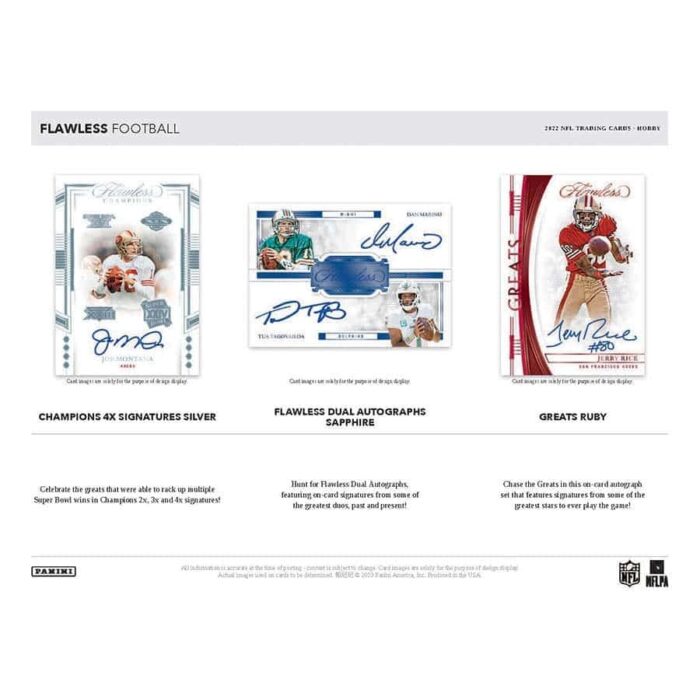 2022 Panini Flawless Football NFL Hobby Box - Image 3