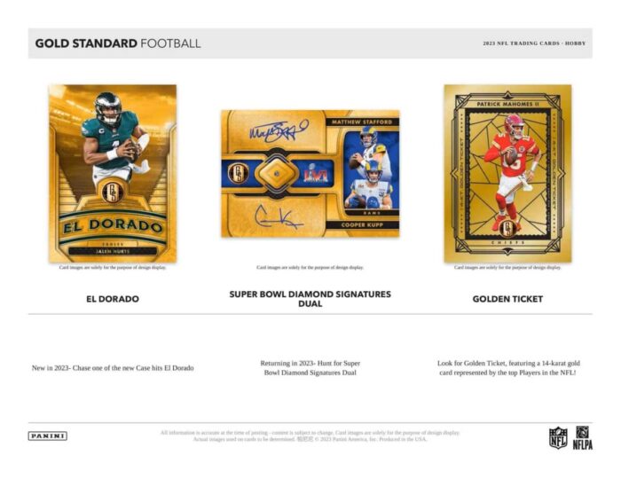 2023 Panini Gold Standard NFL Football Hobby Box - Image 2