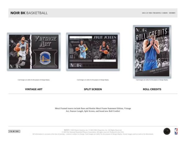2022/23 Panini Noir Basketball Hobby Box NBA - Image 4