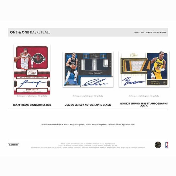 2022/23 Panini One and One Basketball Hobby Box NBA - Image 4