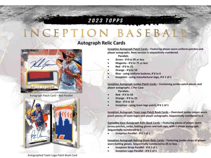 2023 Topps Inception Baseball MLB Hobby Box - Image 4