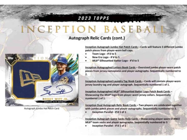 2023 Topps Inception Baseball MLB Hobby Box - Image 3