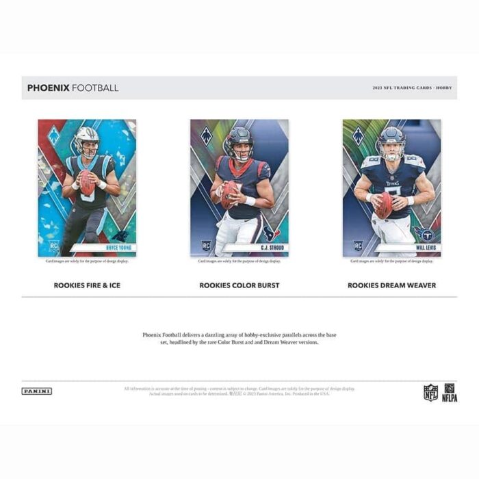 2023 Panini Phoenix Football NFL Hobby Box - Image 4