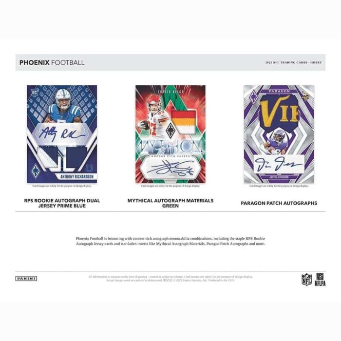 2023 Panini Phoenix Football NFL Hobby Box - Image 3