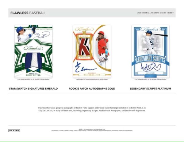 2023 Panini Flawless Baseball Hobby Box - Image 5