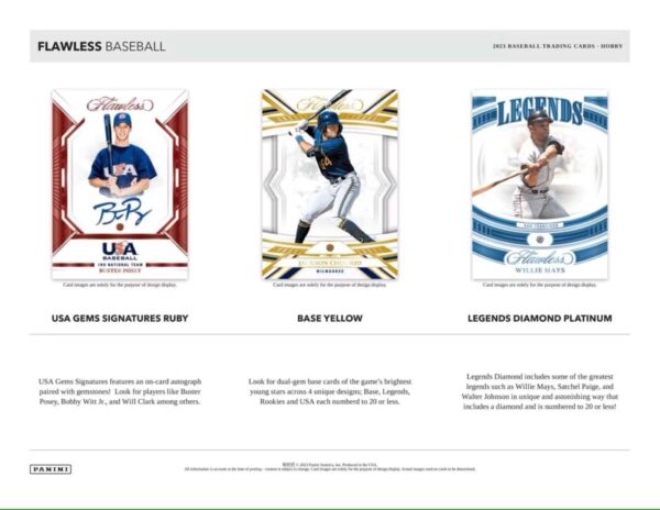 2023 Panini Flawless Baseball Hobby Box - Image 4