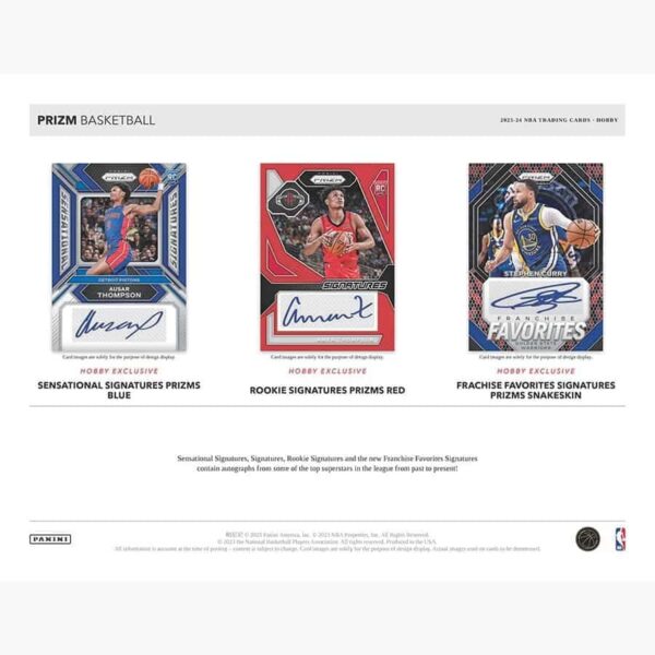 2023/24 Panini Prizm Basketball NBA Hobby Box - Image 5