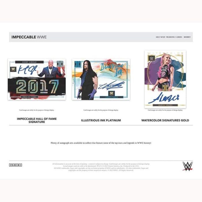 2023 Panini Impeccable WWE Wrestling Hobby Box - Image 5