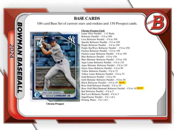 2024 Bowman Baseball MLB Hobby Jumbo Box - Image 5