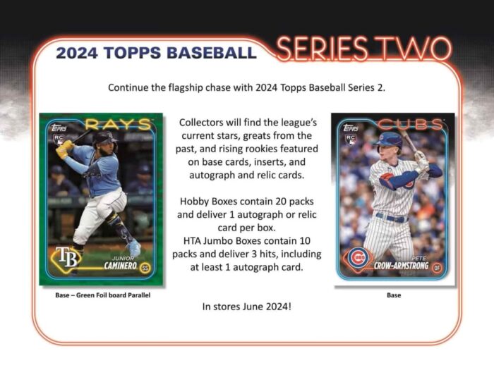 2024 Topps Series 2 Baseball MLB Jumbo Hobby Box - Image 6