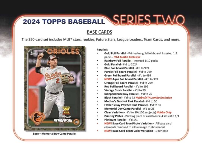 2024 Topps Series 2 Baseball MLB Jumbo Hobby Box - Image 5