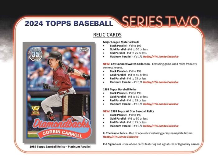 2024 Topps Series 2 Baseball MLB Jumbo Hobby Box - Image 2
