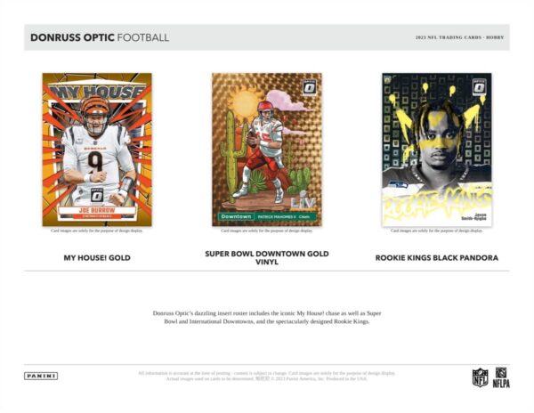 2023 Panini Donruss Optic NFL Football Hobby Box - Image 3