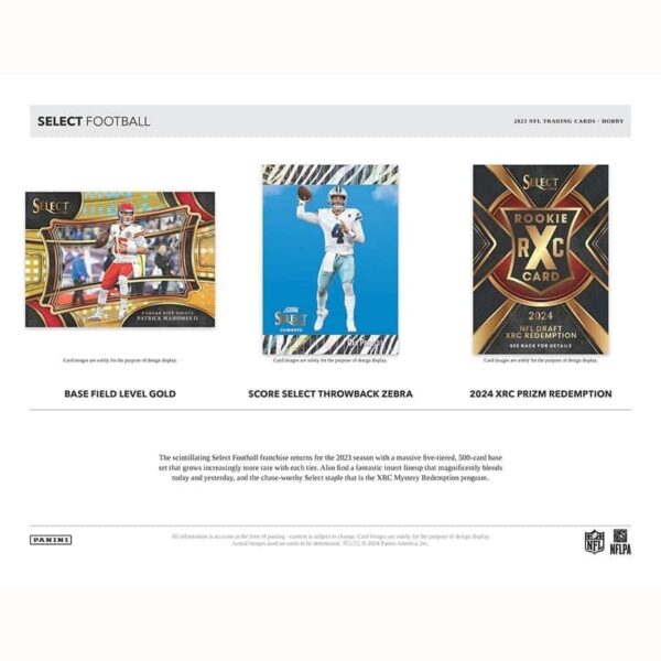 2023 Panini Select Football NFL Hobby Box - Image 5