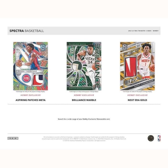2023/24 Panini Spectra Basketball NBA Hobby Box - Image 2