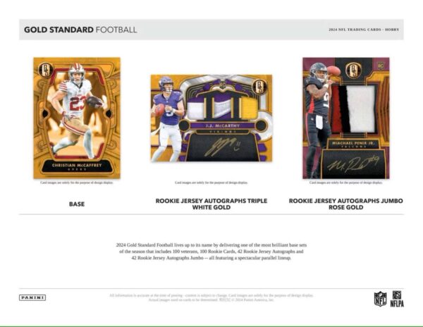 2024 Panini Gold Standard NFL Football Hobby Box - Image 5
