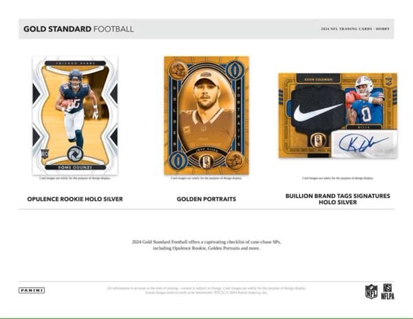2024 Panini Gold Standard NFL Football Hobby Box - Image 3