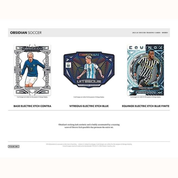 2023/24 Panini Obsidian Soccer Hobby Box - Image 5