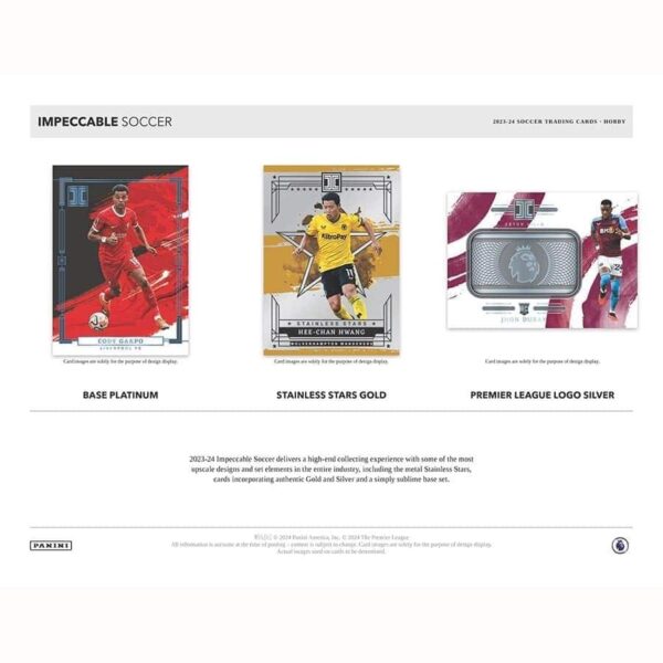 2023/24 Panini Impeccable Premier League Soccer Hobby Box - Image 5