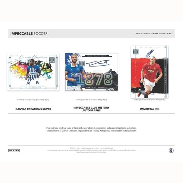 2023/24 Panini Impeccable Premier League Soccer Hobby Box - Image 4