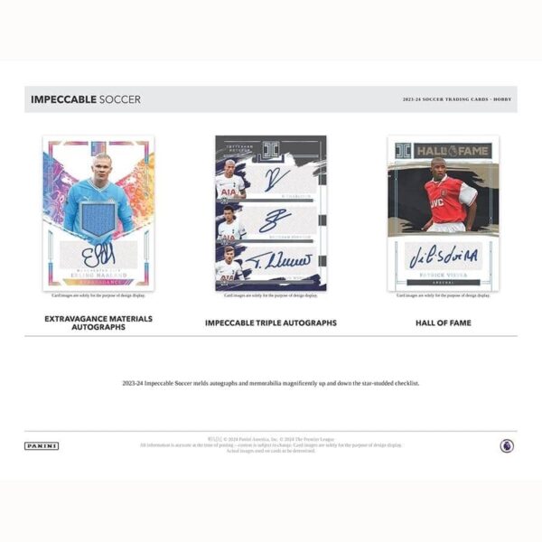 2023/24 Panini Impeccable Premier League Soccer Hobby Box - Image 3