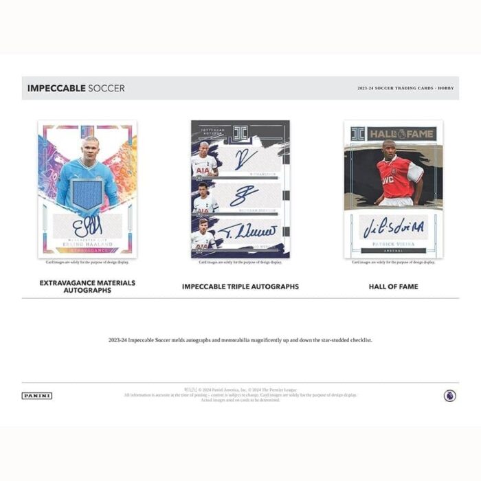 2023/24 Panini Impeccable Premier League Soccer Hobby Box - Image 3