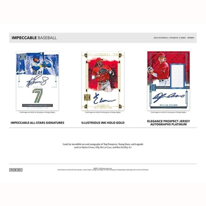 2024 Panini Impeccable Baseball Hobby Box - Image 5