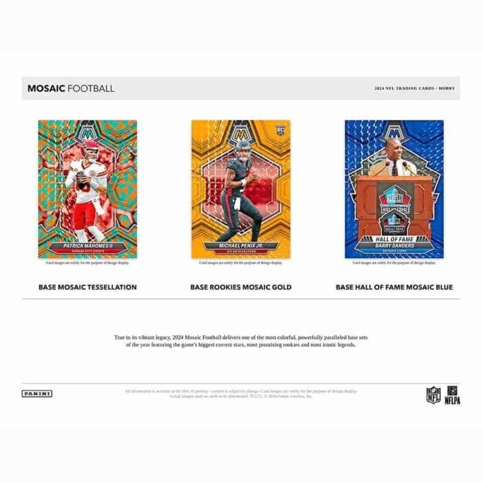 2024 Panini Mosaic Football NFL Hobby Box - Image 5