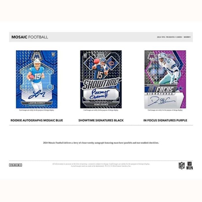 2024 Panini Mosaic Football NFL Hobby Box - Image 4